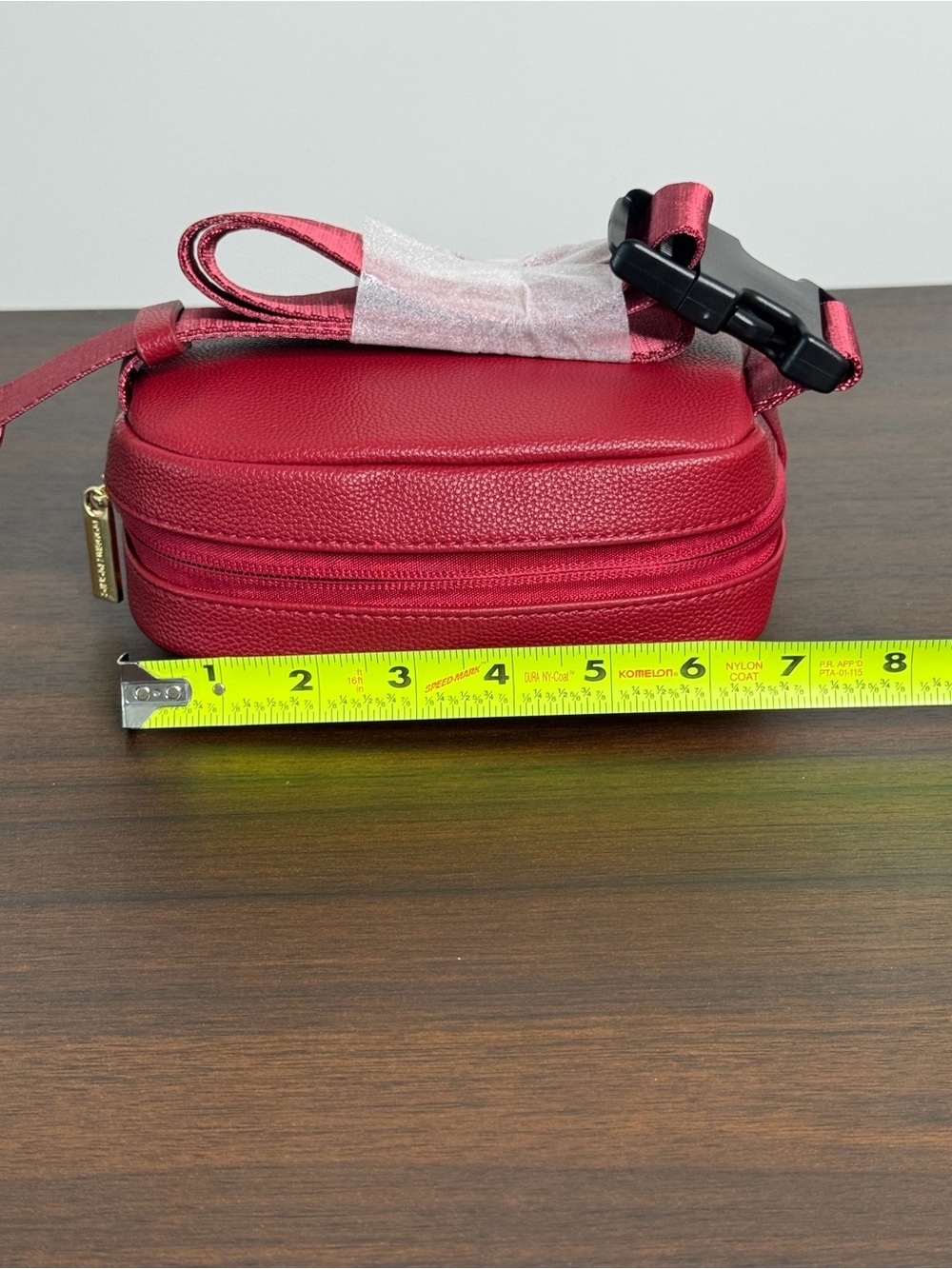 Modern Picnic Red Vegan Leather Belt Bag / Fanny Pack - Picture 12 of 14